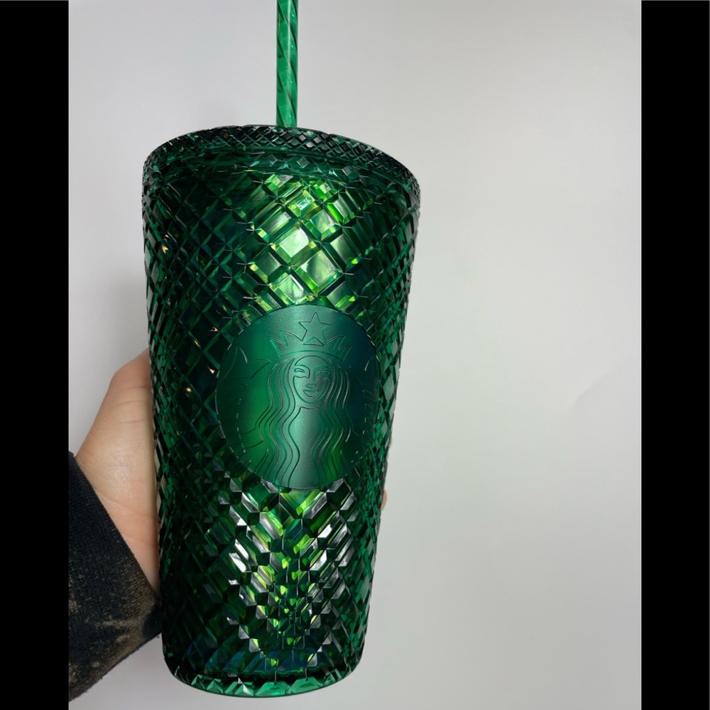 Starbucks light green Jeweled grande Tumbler